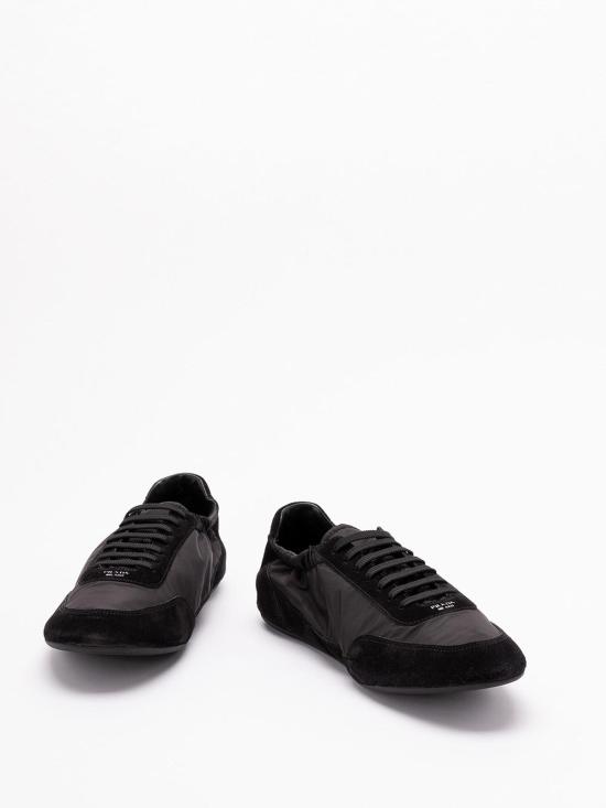 26SS 프라다 컬랩스 리나일론 앤 스웨이드 엘라스티사이즈 스니커즈 2EG479D7CFG001F0002 Black - PRADA