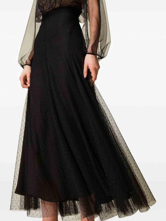 25FW 트윈셋 미디 스커트 252TP265200006 Black - TWINSET