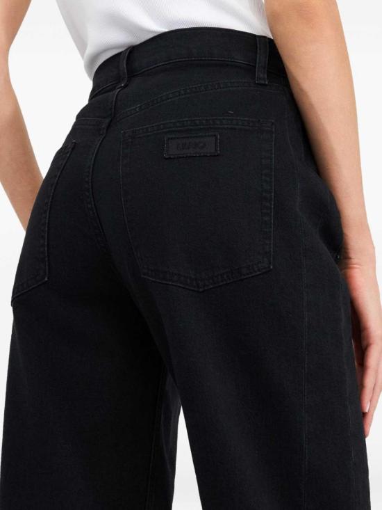 26FW 리우조 스트레이트 팬츠 UF5118DS02587432 Black - LIU JO