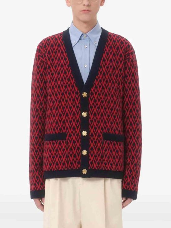 25FW 발렌티노 가라바니 가디건 7V3KA04IAR1BR5 Blue - VALENTINO GARAVANI