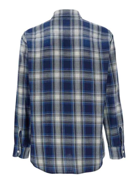 25FW 디스퀘어드2 긴팔 셔츠 S74DM0958D35206001F Blue - DSQUARED2