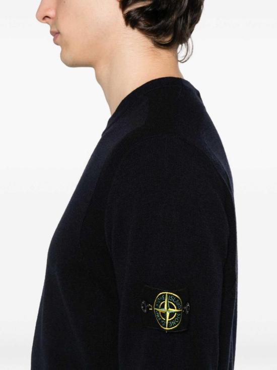  스톤 아일랜드 스웨터 K2S155100001S00A1V0020 Blue - STONE ISLAND