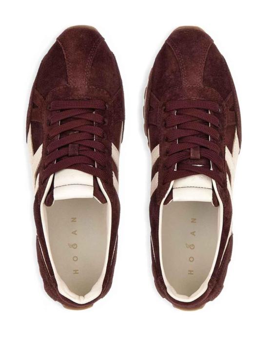 25FW 호간 스니커즈 HXW6710FP0IUHT0UU8 Dark Red - HOGAN