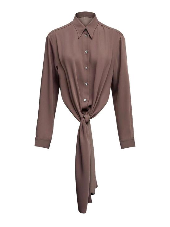  MM6 메종마르지엘라 셔츠 S52DT0049S43455134 Brown