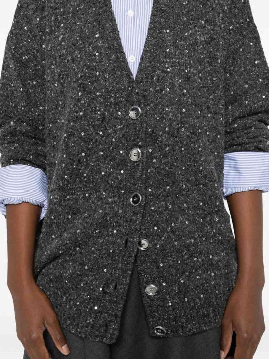  핑코 가디건 105739A2U4IZ9 Grey - PINKO