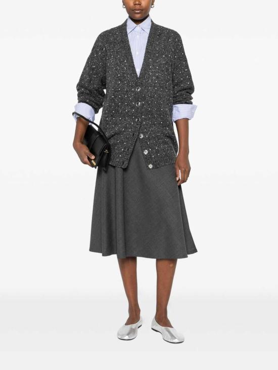  핑코 가디건 105739A2U4IZ9 Grey - PINKO