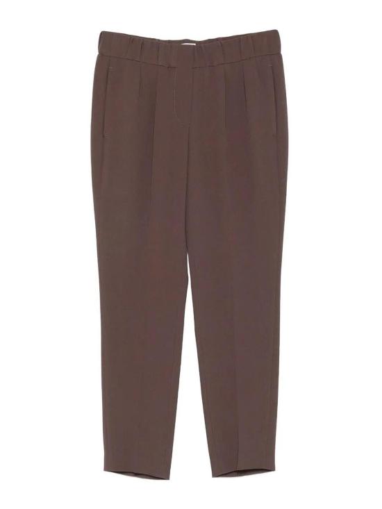 25FW 브루넬로 쿠치넬리 스트레이트 팬츠 MA029P1673C4222 Brown