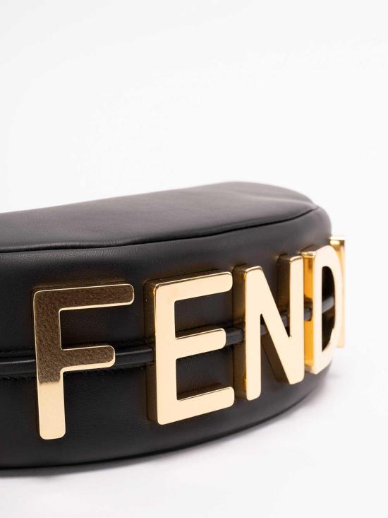 25FW 펜디 펜디그라피 스몰 숄더백 8BR798A5DYF1HEJ Black - FENDI