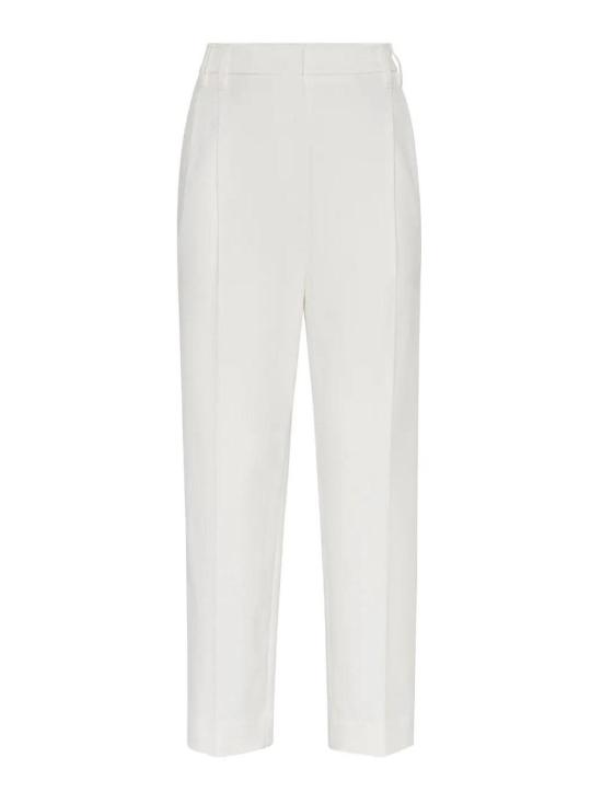26FW 브루넬로 쿠치넬리 스트레이트 팬츠 MA126P8308C1542 Cream