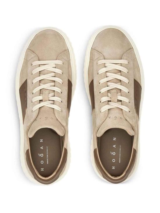 25FW 호간 스니커즈 HXM6450FO7TUHO342M Beige - HOGAN