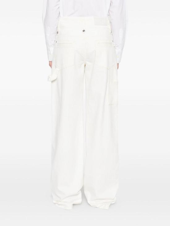 26SS 에르마노 설비노 스트레이트 팬츠 D477P702ZBY14800 White - ERMANNO SCERVINO