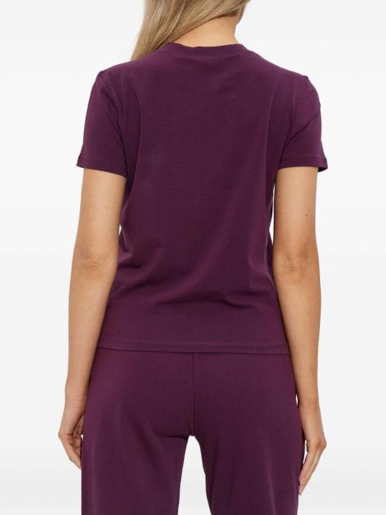 25FW 베르사체 반팔 티셔츠 79HAHT05CJ03T317 Dark Red - VERSACE