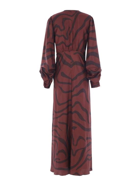  라쿠엘 디니즈 미디 스커트 5L03077NSS002000598004 Dark Red - RAQUEL DINIZ