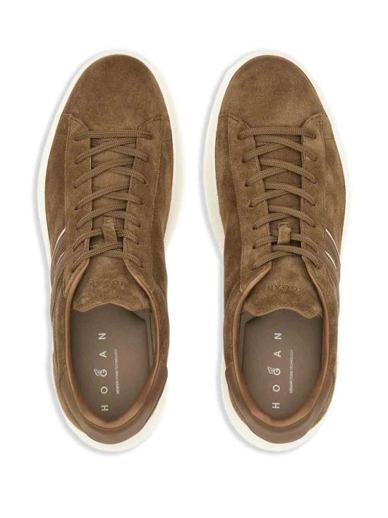 25FW 호간 스니커즈 HXM5800DV42UHO239K Brown - HOGAN