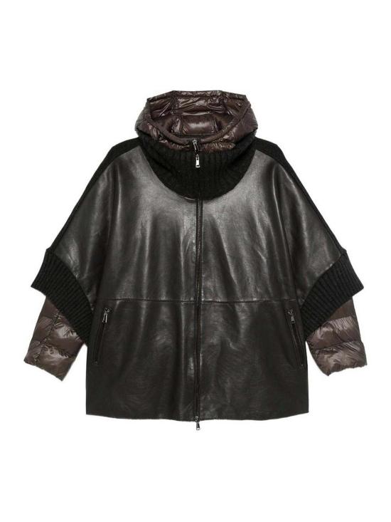 26FW 더 재키 레더스 자켓 LAVINIAKNIT618 GREY