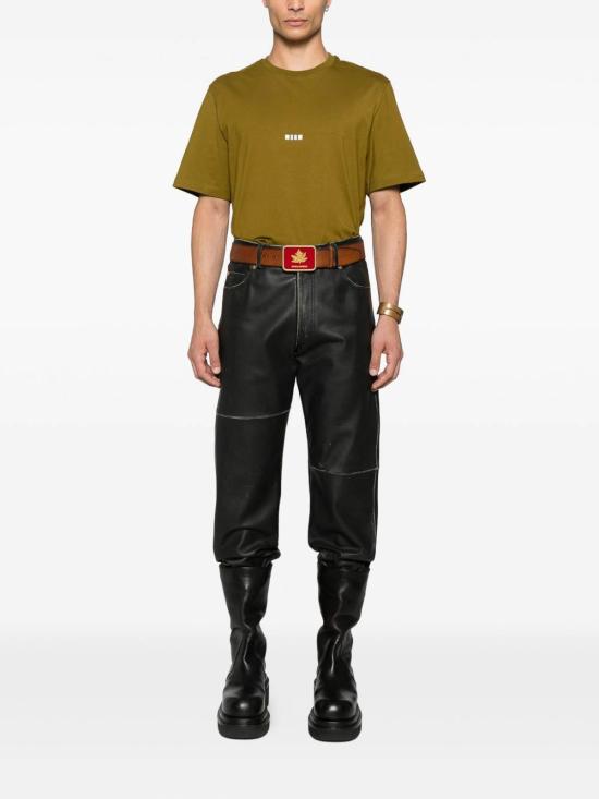  엠에스지엠 반팔 티셔츠 3940MM50025779838 Green - MSGM