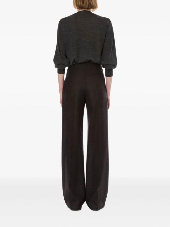 25FW 알베르타 페레티 스트레이트 팬츠 030866370516 Grey - ALBERTA FERRETTI