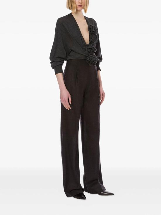 25FW 알베르타 페레티 스트레이트 팬츠 030866370516 Grey - ALBERTA FERRETTI