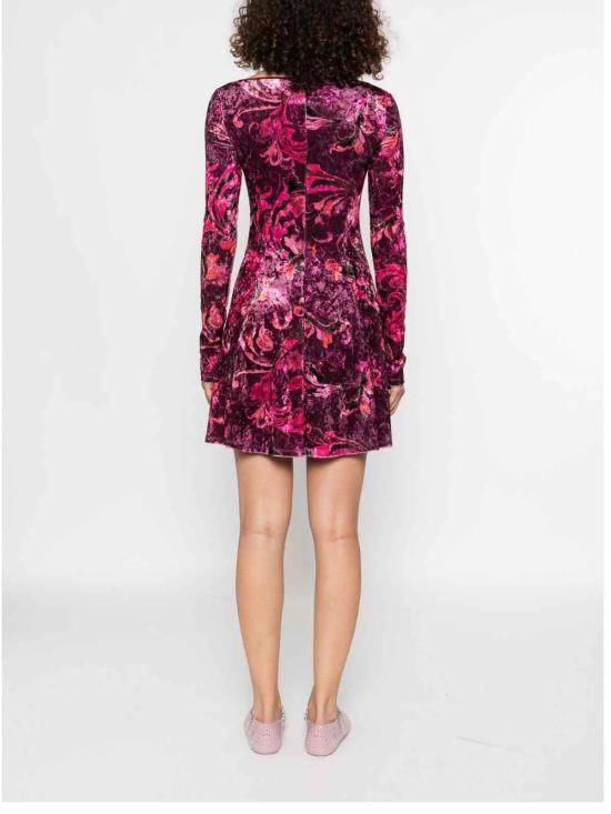  베르사체 미디 스커트 79HAO922JS508317 Dark Red - VERSACE