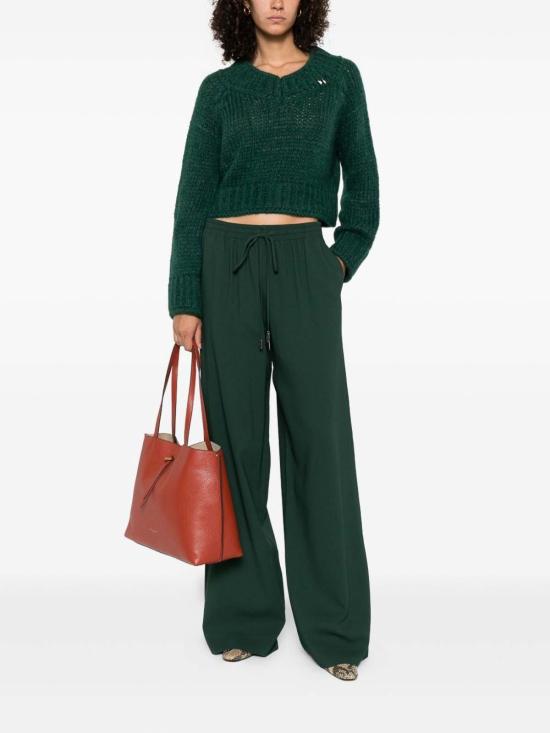 25FW 에르마노 설비노 스트레이트 팬츠 D472P308WXW95918 Green - ERMANNO SCERVINO