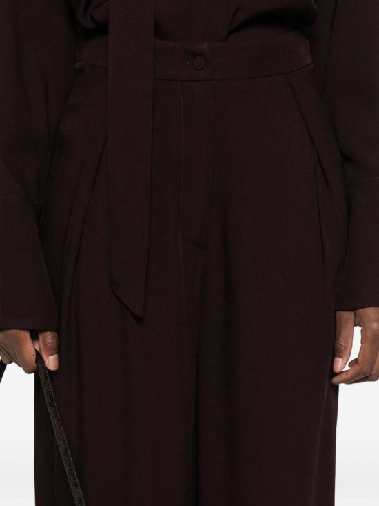 26FW 라쿠엘 디니즈 스트레이트 팬츠 9003009NUZ000100000302 Dark Red - RAQUEL DINIZ