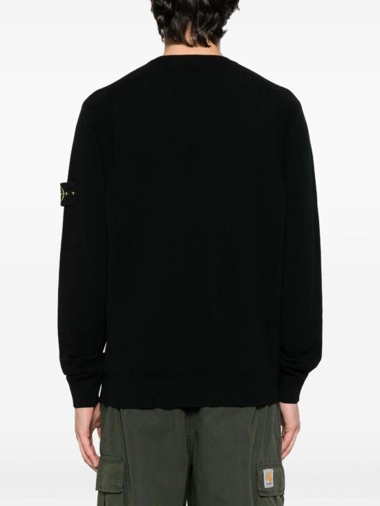 스톤 아일랜드 스웨터 K2S155100001S00A1V0029 Black - STONE ISLAND