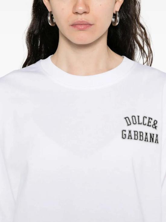 25FW 돌체앤가바나 반팔 티셔츠 F8U10ZGDDBBW0800 White - DOLCE & GABBANA