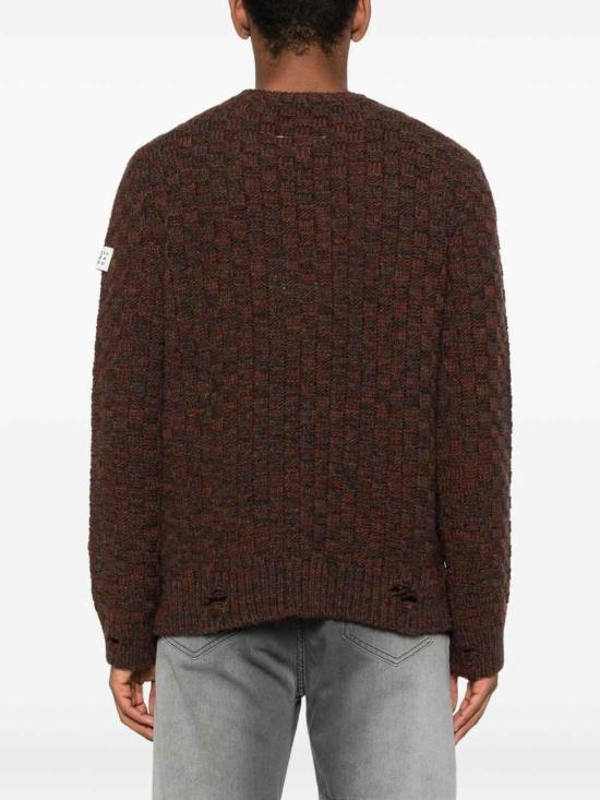  MM6 메종마르지엘라 스웨터 SH2HL0034M13174961 Brown - MM6 MAISON MARGIELA