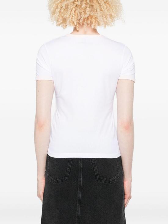 25FW 카사블랑카 반팔 티셔츠 WAW25JTS04901 White - CASABLANCA