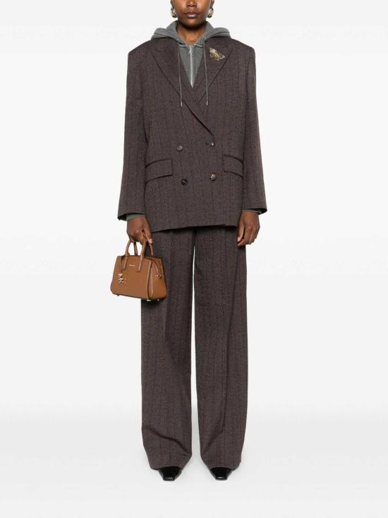 25FW 골든구스 스트레이트 팬츠 GWP02463P00209483120 Brown - GOLDEN GOOSE
