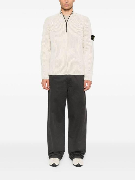  스톤 아일랜드 스웨터 K2S155100024S00L7V0093 White - STONE ISLAND