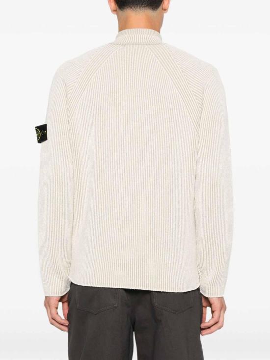  스톤 아일랜드 스웨터 K2S155100024S00L7V0093 White - STONE ISLAND