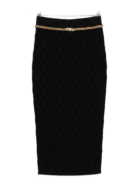 25FW 엘리자베타프랜치 미디 스커트 GK20B56E2110 Black