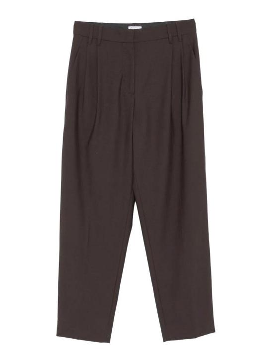 25FW 브루넬로 쿠치넬리 스트레이트 팬츠 M0W07P8308C019 Brown
