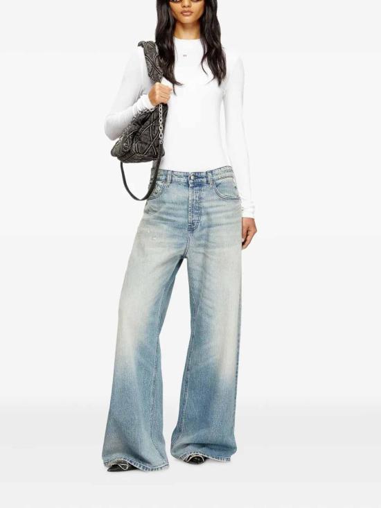 25FW 디젤 스트레이트 팬츠 A069250DBEC01 Denim - DIESEL