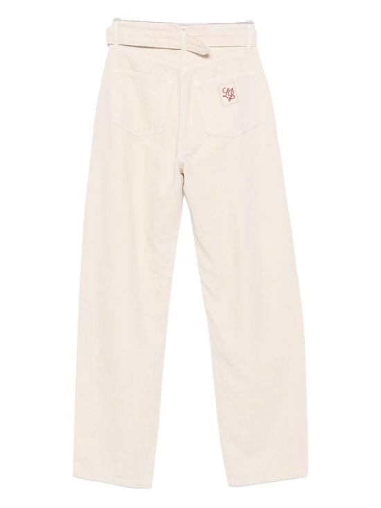 25FW 리우조 스트레이트 팬츠 MF5298T115A20304 Beige - LIU JO