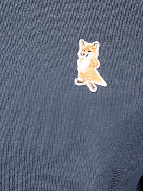 25FW 메종키츠네 레이디 폭스 크롭 스웨트셔츠 PW00318KM0341 0413 CLASSIC NAVY - MAISON KITSUNE
