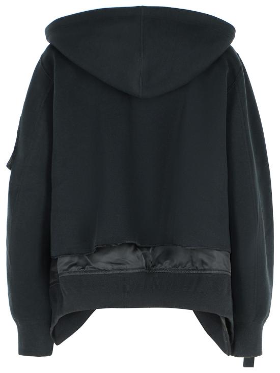 25FW 사카이 긴팔 티셔츠 25 08171002 Black - SACAI