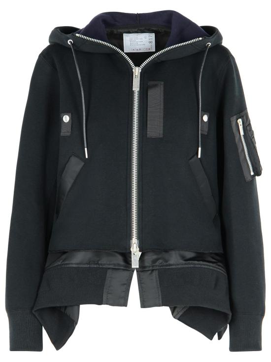 25FW 사카이 긴팔 티셔츠 25 08171002 Black