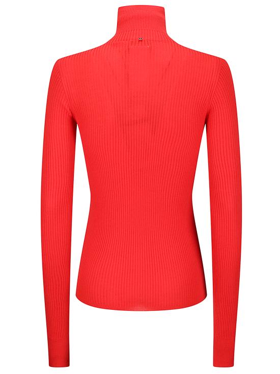 25FW 스포트막스 후드 티셔츠 2522366012600 007 RED - SPORTMAX