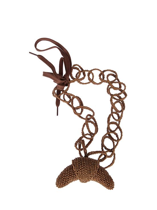 25FW 제지아 목걸이/팬던트 MW25MJDMJD046RAPERL J0284 Brown croissant