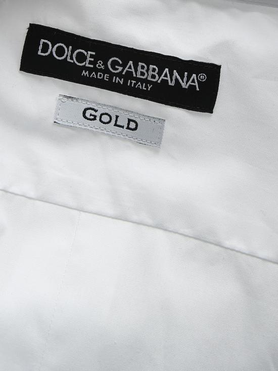  돌체앤가바나 긴팔 셔츠 G5EJ0T FU5GK W0800 White - DOLCE & GABBANA