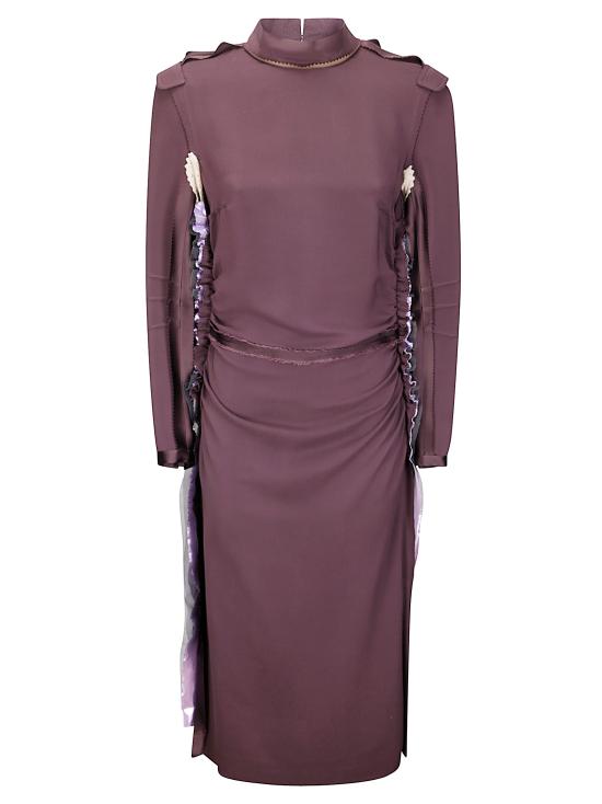 25FW 마르지엘라 미디 원피스 S51DD0043M35533 358 PURPLE