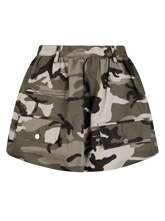 25FW 바움 운드 페르드가르텐 숏 스커트 24727 C5045 Chameleon Green