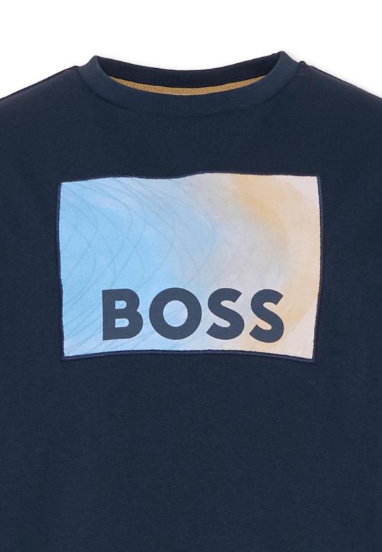 25FW [키즈] 보스 티셔츠 J52371 849 BLUE - BOSS