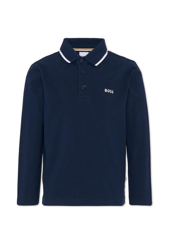 25FW [키즈] 보스 폴로 셔츠 J52330 849 BLUE