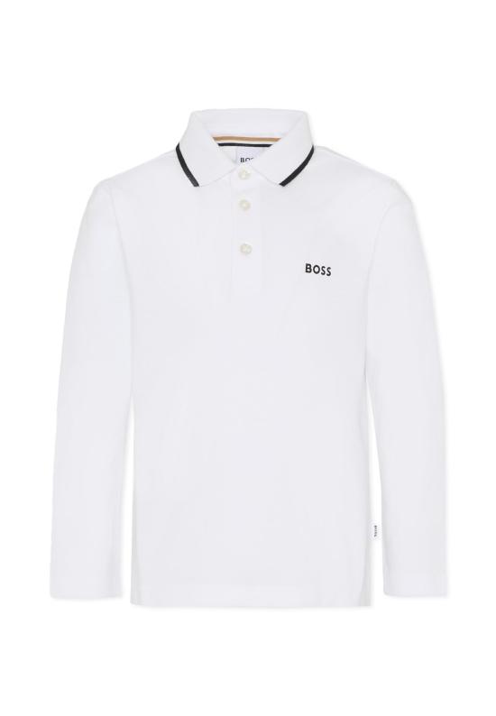 25FW [키즈] 보스 폴로 셔츠 J52330 10P WHITE
