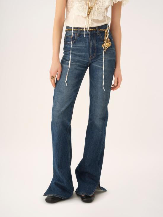 25FW 끌로에 데님 팬츠 CH25WDP76153 4A1 Denim scuro - CHLOE