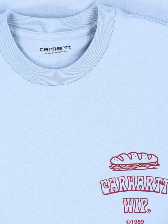 25FW 칼하트 WIP 반팔 티셔츠 I035230 0N1XX Clear Blue - CARHARTT WIP