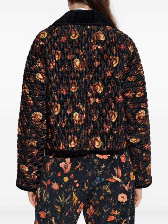 25FW 버버리 플라워스톤 퀼팅 자켓 8116976 A2423 Red - BURBERRY